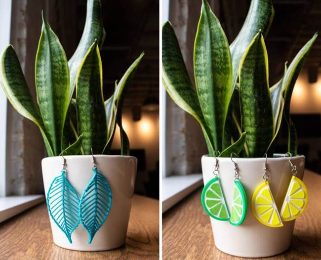 3D-printed jewelry from Plants