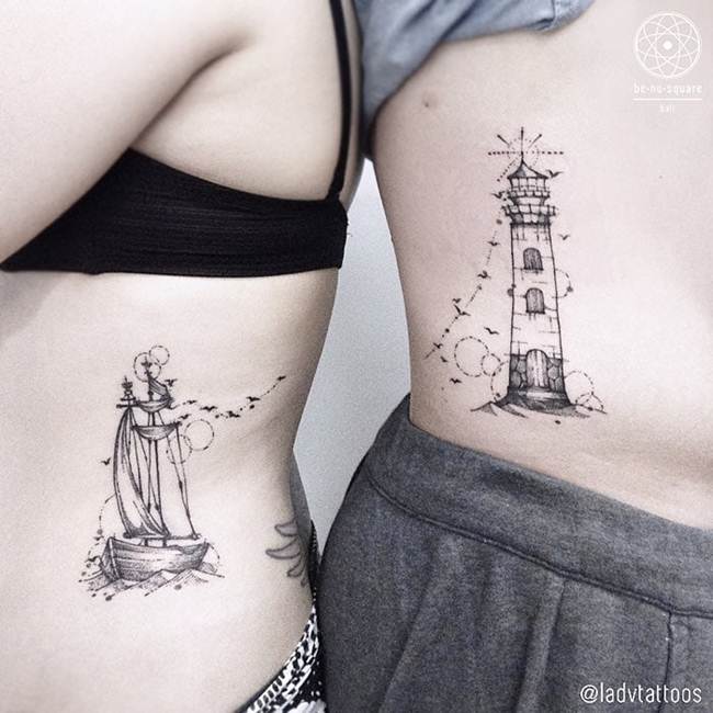 08A lighthouse for him to light her way, and a ship for her to sail
